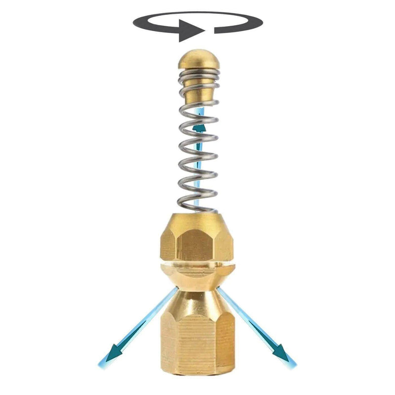Rohrreinigungsdüse für Kärcher Kränzle 1/4" NEUHEIT Spiral Spiraldüse - rohrreinigungsduse-fur-karcher-kranzle-1-4-neuheit-spiral-spiralduse von M&M Smartek®