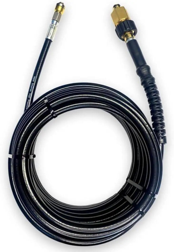 Rohrreinigungsschlauch für Kärcher mit EasyLock Verstopfung entfernen & 2 Düsen - rohrreinigungsschlauch-fur-karcher-mit-easylock-verstopfung-entfernen-2-dusen von M&M Smartek®