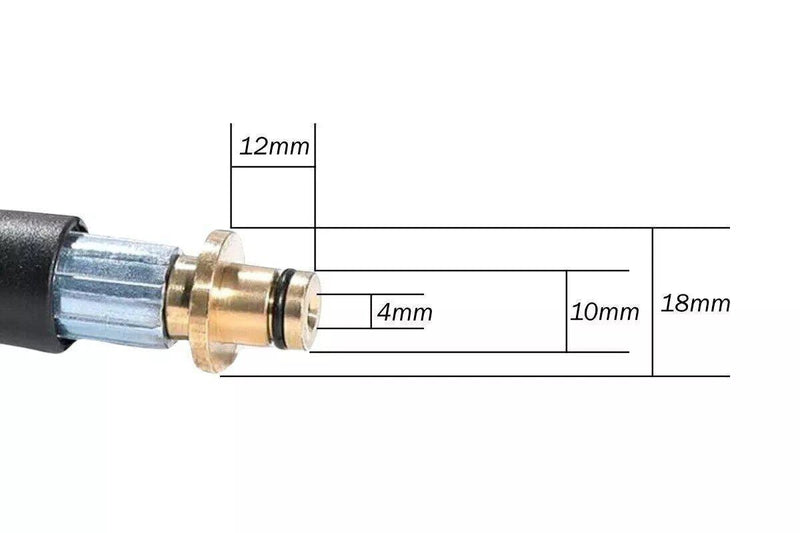 Hochdruckadapter für Kärcher 10mm Stecknippel wie 6.390-463.0 auf M22 x1,5 IG - hochdruckadapter-fur-karcher-10mm-stecknippel-wie-6-390-463-0-auf-m22-x1-5-ig von M&M Smartek®