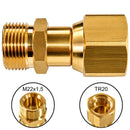 TR20-Adapter auf M22 × 1,5 Außengewinde – Anschlussübersicht