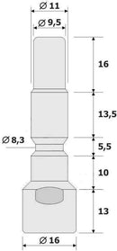 Rohrreinigungsschlauch für Kränzle DN10 K1050 X-Serie Verstopfung & 2 Düsen - rohrreinigungsschlauch-fur-kranzle-dn10-k1050-x-serie-verstopfung-2-dusen von M&M Smartek®