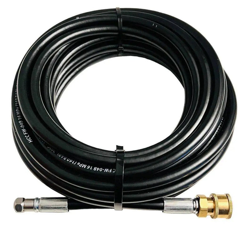 Rohrreinigungsschlauch 1/4" Schnellkupplung für Kärcher Kränzle etc. + 2x Düsen - rohrreinigungsschlauch-1-4-schnellkupplung-fur-karcher-kranzle-etc-2x-dusen von M&M Smartek®