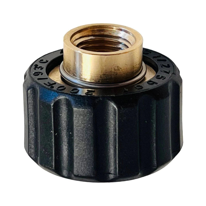 Hochdruckadapter für Kärcher 10mm Stecknippel wie 6.390-463.0 auf M22 x1,5 IG - hochdruckadapter-fur-karcher-10mm-stecknippel-wie-6-390-463-0-auf-m22-x1-5-ig von M&M Smartek®