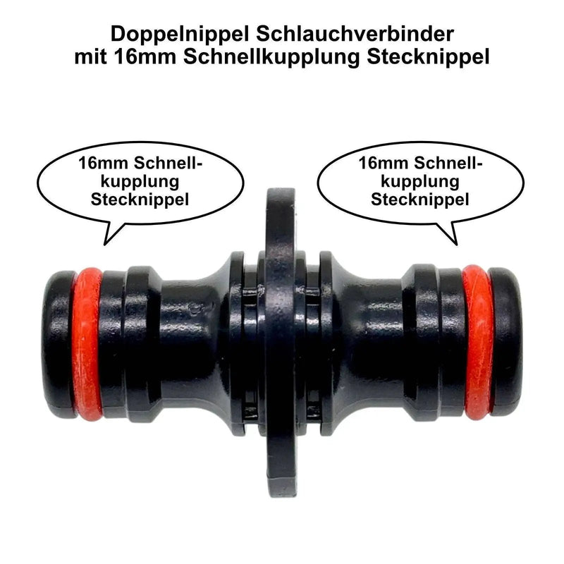Gartenschlauch Anschluss Set 1/2" 3/4" Hahnanschluss Kupplung Wasserstopp Filter - gartenschlauch-anschluss-set-1-2-3-4-hahnanschluss-kupplung-wasserstopp-filter von M&M Smartek®
