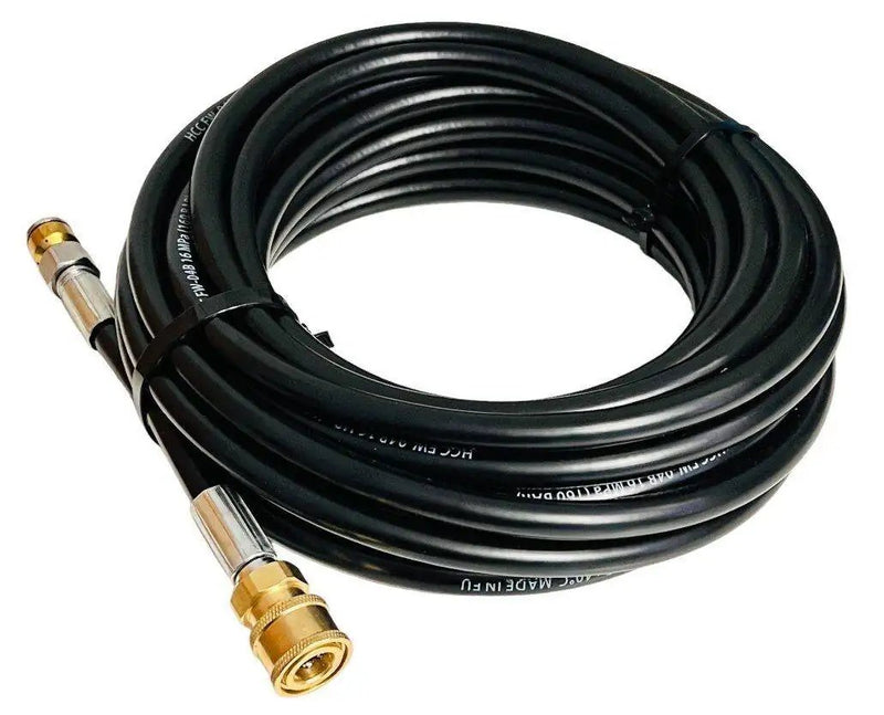 Rohrreinigungsschlauch 1/4" Schnellkupplung für Kärcher Kränzle etc. + 2x Düsen - rohrreinigungsschlauch-1-4-schnellkupplung-fur-karcher-kranzle-etc-2x-dusen von M&M Smartek®