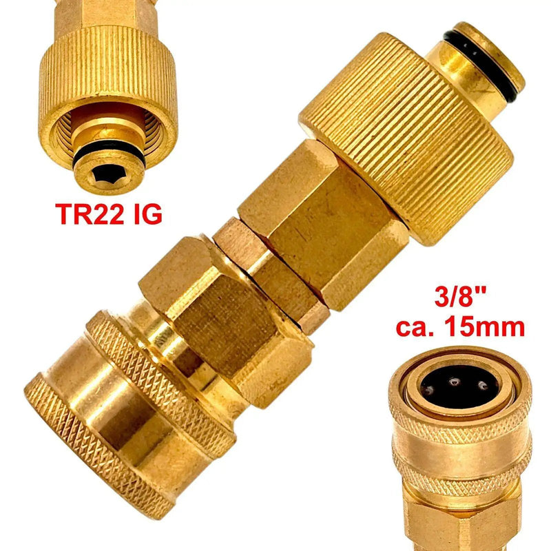 Hochdruck Adapter für Kärcher TR22 IG wie Easy!Lock auf 3/8" Schnellkupplung - hochdruck-adapter-fur-karcher-tr22-ig-wie-easy-lock-auf-3-8-schnellkupplung von M&M Smartek®