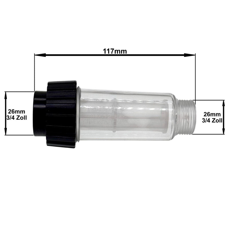 Gartenschlauch Anschluss Set 1/2" 3/4" Hahnanschluss Kupplung Wasserstopp Filter - gartenschlauch-anschluss-set-1-2-3-4-hahnanschluss-kupplung-wasserstopp-filter von M&M Smartek®