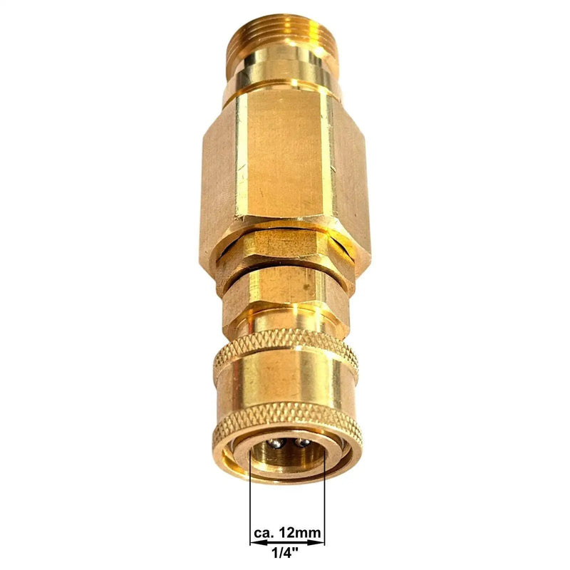 Hochdruckreiniger Schnellkupplung 1/4" mit TR22 AG Verbinder Adapter Kupplung - hochdruckreiniger-schnellkupplung-1-4-mit-tr22-ag-verbinder-adapter-kupplung von M&M Smartek®
