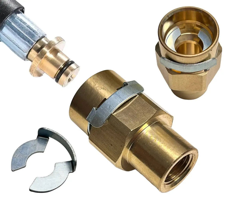 Schlauchadapter für Kärcher 10mm Stecknippel mit Clip Gegenstück 1/4" M22 AG/IG - schlauchadapter-fur-karcher-10mm-stecknippel-mit-clip-gegenstuck-1-4-m22-ag-ig von M&M Smartek®