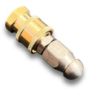 Rohrreinigungsdüse rotierend / starr 1/4" IG für Kärcher Nilfisk Schnellkupplung - rohrreinigungsduse-rotierend-starr-1-4-ig-fur-karcher-nilfisk-schnellkupplung von M&M Smartek®