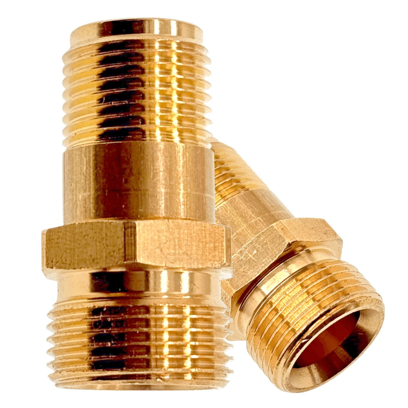 Adapter Gewinde M18 x1,5 AG auf M22 x1,5 AG Hochdruck Verbinder Nippel Kupplung - adapter-gewinde-m18-x1-5-ag-auf-m22-x1-5-ag-hochdruck-verbinder-nippel-kupplung von M&M Smartek®