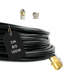 Rohrreinigungsschlauch für Kränzle diverse Längen und Düsen Set Kanalratte M22 AG