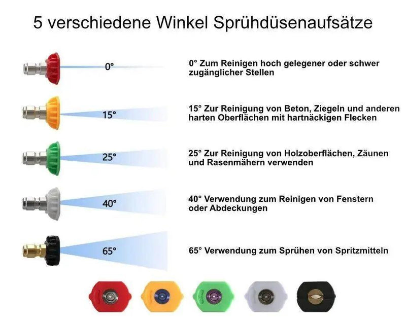 Pistole + Düsen + Schaumlanze + 30m Schlauch für Kärcher HD mit EasyL Adapter - pistole-dusen-schaumlanze-30m-schlauch-fur-karcher-hd-mit-easyl-adapter von M&M Smartek®