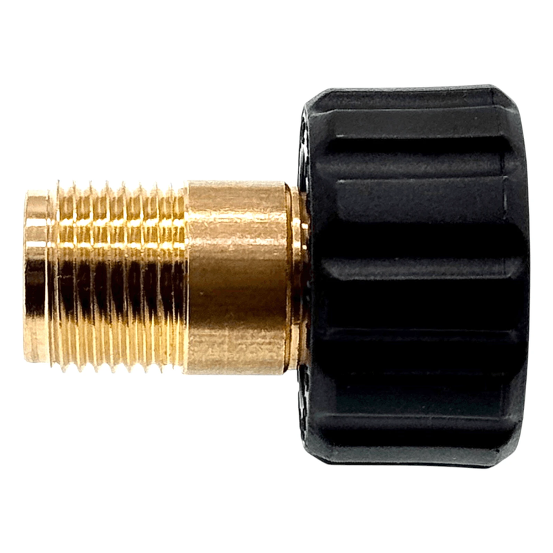 Adapter Gewinde M18 x1,5 AG auf M22 x1,5 IG Hochdruck Verbinder Nippel Kupplung - adapter-gewinde-m18-x1-5-ag-auf-m22-x1-5-ig-hochdruck-verbinder-nippel-kupplung von M&M Smartek®