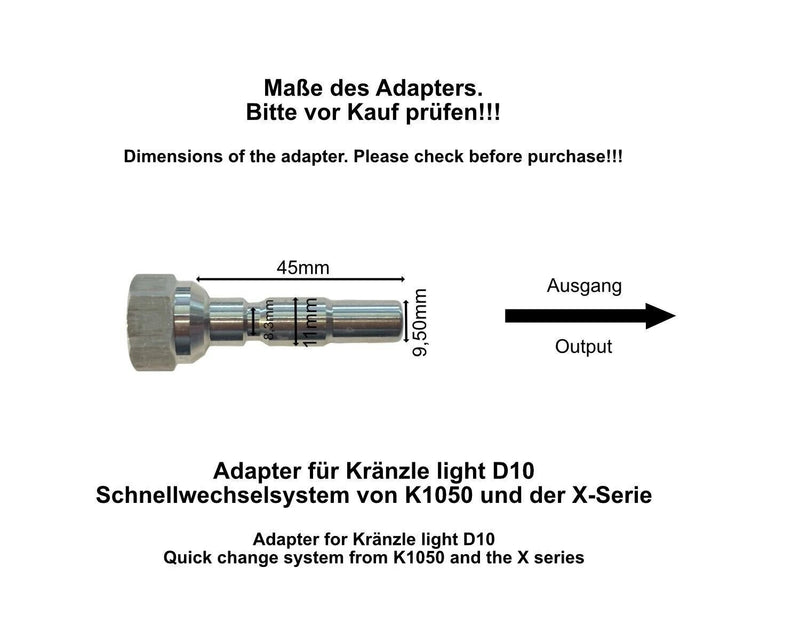 Rohrreinigungsschlauch für Kränzle light D10, K 1050 und X-Serie HD SET 4-teilig - rohrreinigungsschlauch-fur-kranzle-light-d10-k-1050-und-x-serie-hd-set-4-teilig von M&M Smartek®