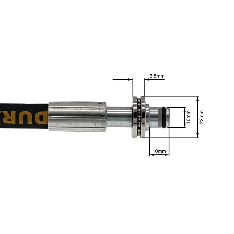 Adapter mit 11mm Stecknippel für Kärcher HD-Pistole auf M22 Außengewinde HDS - adapter-mit-11mm-stecknippel-fur-karcher-hd-pistole-auf-m22-aussengewinde-hds von M&M Smartek®