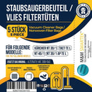 15x Vlies Staubsaugerbeutel für Kärcher wie 2.889-154.0 Kärcher NT 30/1 30 L 30L Vlies - 15-staubsaugerbeutel-geeignet-fur-karcher-2-889-154-0-karcher-nt-30-1-30-l-30l von M&M Smartek®