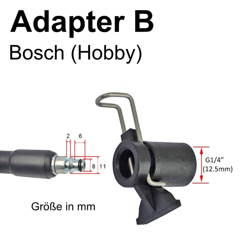 Adapter von Parkside auf / für Kärcher, Bosch, Nilfisk, STIHL, Black & Decker
