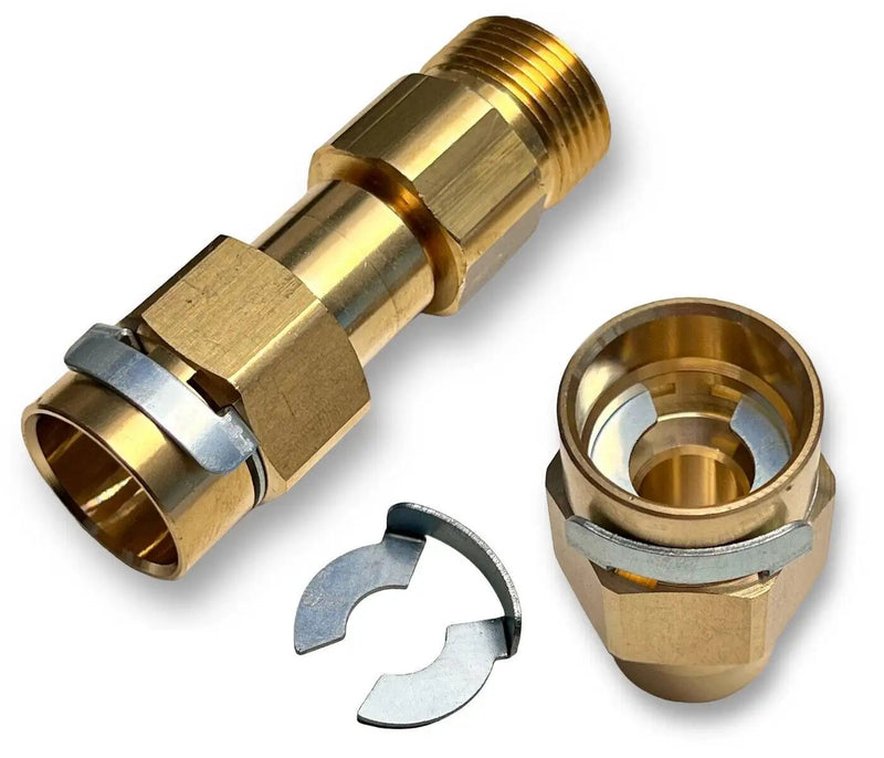 Schlauchadapter für Kärcher 10mm Stecknippel mit Clip Gegenstück 1/4" M22 AG/IG - schlauchadapter-fur-karcher-10mm-stecknippel-mit-clip-gegenstuck-1-4-m22-ag-ig von M&M Smartek®
