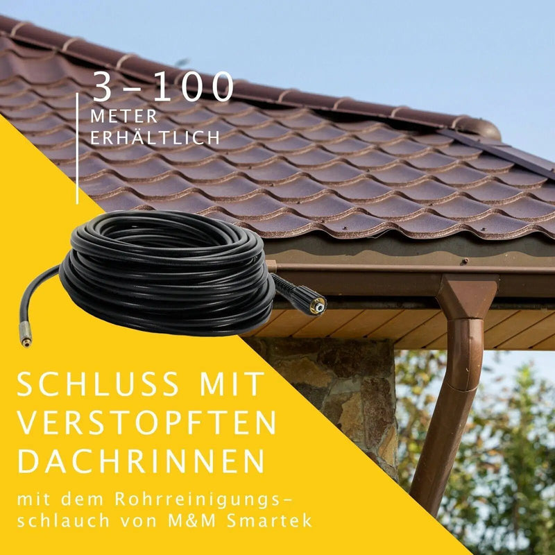 Rohrreinigungsschlauch für Kränzle light D10, K 1050 und X-Serie HD SET 4-teilig - rohrreinigungsschlauch-fur-kranzle-light-d10-k-1050-und-x-serie-hd-set-4-teilig von M&M Smartek®