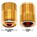 Adapter Gewinde M18 x1,5 AG auf 1/4" Zoll IG Hochdruck Verbinder Nippel Kupplung - adapter-gewinde-m18-x1-5-ag-auf-1-4-zoll-ig-hochdruck-verbinder-nippel-kupplung von M&M Smartek®