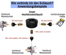 Hochdruckreiniger Schlauch Schnellverbindungs Kit mit M22 15mm Adapter Set - hochdruckreiniger-schlauch-schnellverbindungs-kit-mit-m22-15mm-adapter-set von M&M Smartek®