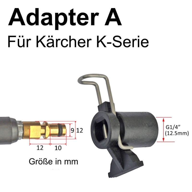 Schlauchverbinder Adapter für Kärcher Bosch Nifisk Parkside Black & Decker etc.
