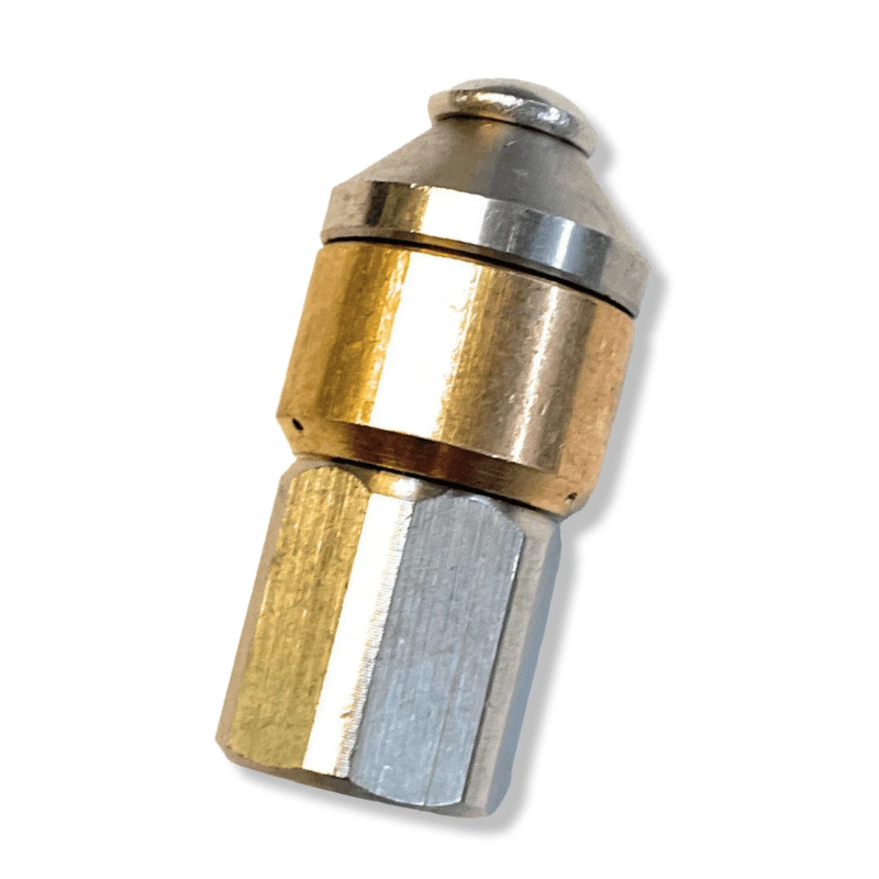Rohrreinigungsdüse rotierend / starr 1/4" IG für Kärcher Nilfisk Schnellkupplung - rohrreinigungsduse-rotierend-starr-1-4-ig-fur-karcher-nilfisk-schnellkupplung von M&M Smartek®