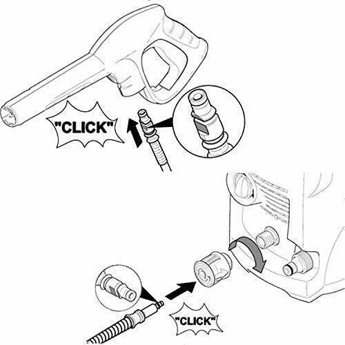 12m Hochdruckschlauch Quick Connect für Kärcher K2 - K7 2.641-721.0 200 bar 60°C