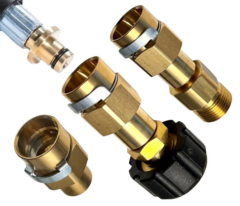 Schlauchadapter für Kärcher 10mm Stecknippel mit Clip Gegenstück 1/4" M22 AG/IG - schlauchadapter-fur-karcher-10mm-stecknippel-mit-clip-gegenstuck-1-4-m22-ag-ig von M&M Smartek®