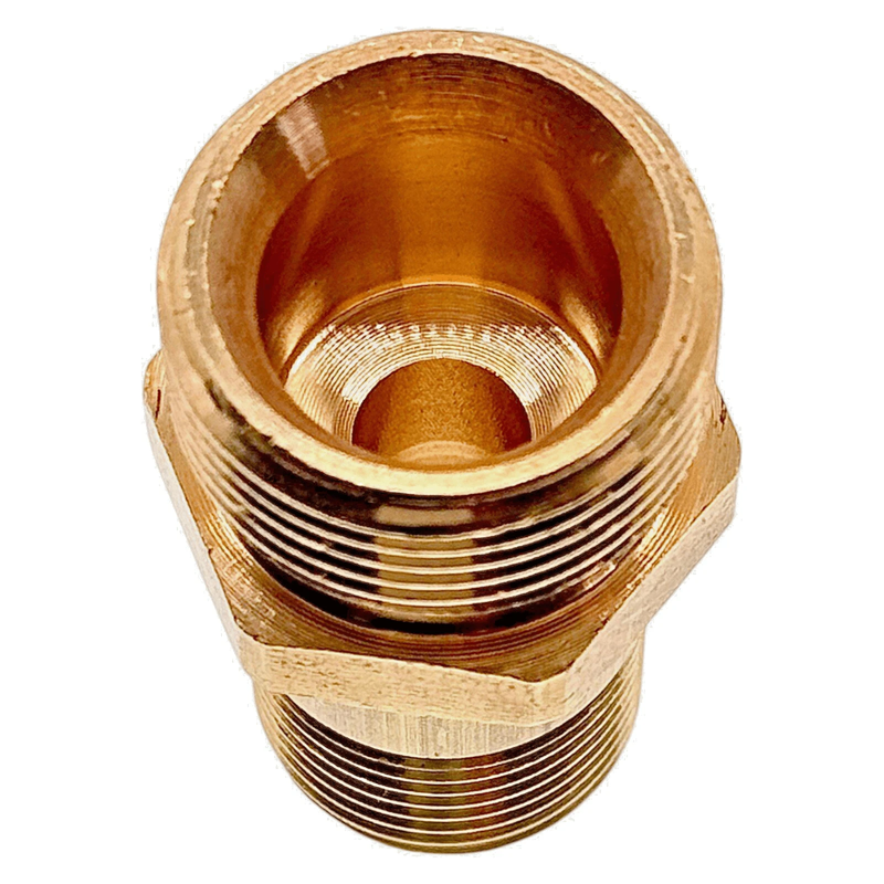 Adapter Gewinde M18 x1,5 AG auf M22 x1,5 AG Hochdruck Verbinder Nippel Kupplung - adapter-gewinde-m18-x1-5-ag-auf-m22-x1-5-ag-hochdruck-verbinder-nippel-kupplung von M&M Smartek®