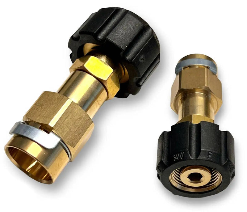 Schlauchadapter für Kärcher 10mm Stecknippel mit Clip Gegenstück 1/4" M22 AG/IG - schlauchadapter-fur-karcher-10mm-stecknippel-mit-clip-gegenstuck-1-4-m22-ag-ig von M&M Smartek®