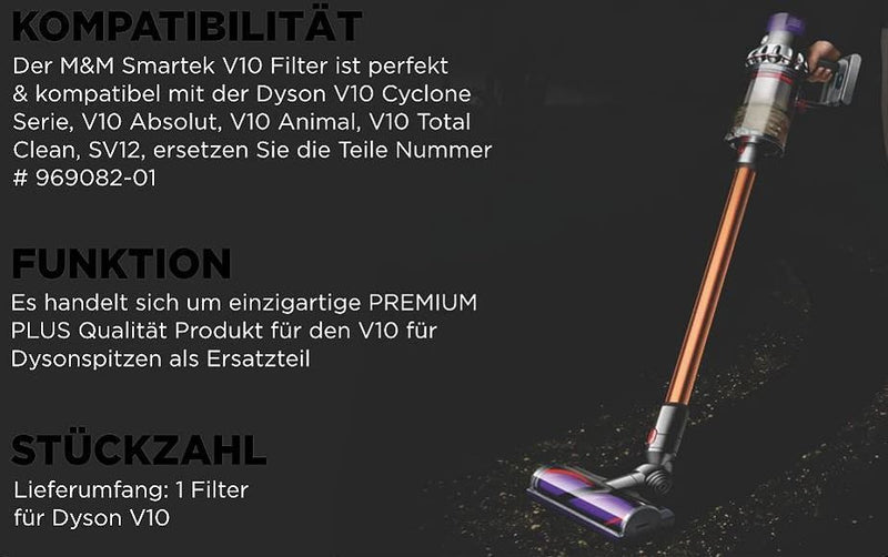 HEPA Filter für Dyson Cyclone V10 SV12 V11 SV14 Absolute Animal Staubsauger