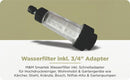 Wasserfilter für Hochdruckreiniger Gartenpumpe Wohnmobil ¾ inkl Schnelladapter - wasserfilter-fur-hochdruckreiniger-gartenpumpe-wohnmobil-inkl-schnelladapter-1 von M&M Smartek®