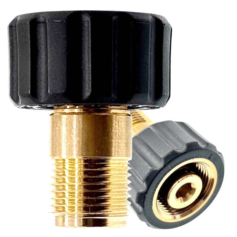 Adapter Gewinde M18 x1,5 AG auf M22 x1,5 IG Hochdruck Verbinder Nippel Kupplung - adapter-gewinde-m18-x1-5-ag-auf-m22-x1-5-ig-hochdruck-verbinder-nippel-kupplung von M&M Smartek®