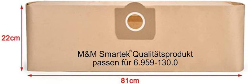 5-20x Staubsaugerbeutel passend für Kärcher 6.959-130.0 Staubsauger SE MV 3 WD 3