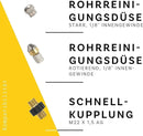 Rohrreinigungsschlauch für Kärcher Kränzle NILFISK ALTO WAP HD HDS (9-Teilig) - rohrreinigungsschlauch-fur-karcher-kranzle-nilfisk-alto-wap-hd-hds-9-teilig von M&M Smartek®