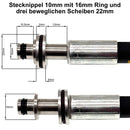 Hochdruckadapter für Kärcher mit M22-Gewinde und 10mm oder 11mm AVS-Stecknippel - hochdruckadapter-fur-karcher-mit-m22-gewinde-und-10mm-oder-11mm-avs-stecknippel von M&M Smartek®
