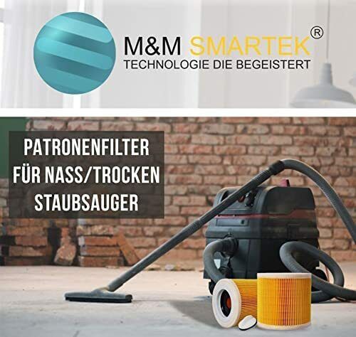 Patronenfilter Lamellenfilter für Kärcher Nass-/Trockensauger WD, MV 6.414-552.0