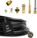 Rohrreinigungsschlauch SET 8-teilig für Kärcher Kränzle NILFISK ALTO EASY!Lock - rohrreinigungsschlauch-set-8-teilig-fur-karcher-kranzle-nilfisk-alto-easy-lock von M&M Smartek®