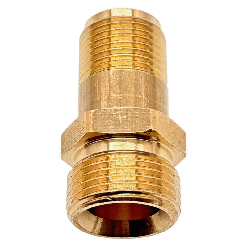 Adapter Gewinde M18 x1,5 AG auf M22 x1,5 AG Hochdruck Verbinder Nippel Kupplung - adapter-gewinde-m18-x1-5-ag-auf-m22-x1-5-ag-hochdruck-verbinder-nippel-kupplung von M&M Smartek®
