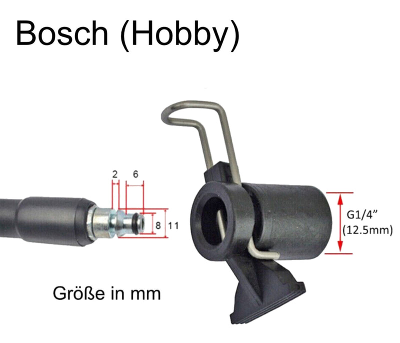 Hochdruck Schlauchadapter für Bosch Home & Garden auf Kärcher TR22 IG wie EasyLock Filtertueten24.de