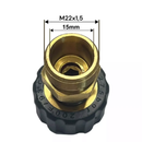 Adapter Hochdruckreiniger M22x1,5 IG 14mm Dorn x M22x1,5 AG 15mm Bohrung für Kärcher Schlauch uvm. - adapter-m22x1-5-ig-x-m22x1-5-ag-nippel-fur-hochdruckreiniger-lanze-schlauch von M&M Smartek®