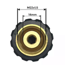 Adapter Hochdruckreiniger M22x1,5 IG 14mm Dorn x M22x1,5 AG 15mm Bohrung für Kärcher Schlauch uvm. - adapter-m22x1-5-ig-x-m22x1-5-ag-nippel-fur-hochdruckreiniger-lanze-schlauch von M&M Smartek®