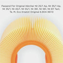 5x Flachfaltenfilter für Kärcher NT35/1 45/1 55/1 TACT Te M, Ap wie 6.904-367.0 - 5x-flachfaltenfilter-fur-karcher-nt35-1-45-1-55-1-tact-te-m-ap-wie-6-904-367-0 von M&M Smartek®