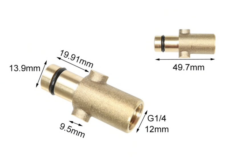 Adapter für Gerni Nilfisk Quick mit M22 IG Schaumlanze Schaumkanone Schaumdüse