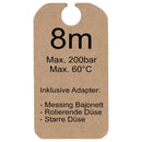 8m Rohrreinigungsschlauch + Bajonett + 2 Düsen für Kärcher Hochdruckreiniger - 8m-rohrreinigungsschlauch-bajonett-2-dusen-fur-karcher-hochdruckreiniger von M&M Smartek®