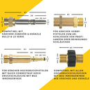 30m 7-teilig Rohrreinigungsschlauch Set PROFESSIONAL für Kärcher Kränzle HD HDS - 30m-7-teilig-rohrreinigungsschlauch-set-professional-fur-karcher-kranzle-hd-hds von M&M Smartek®