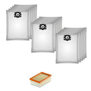 1x Flachfaltenfilter + 15x Staubsaugerbeutel für KÄRCHER MV 4 5 6, WD 4 5 6 P - 1x-flachfaltenfilter-15x-staubsaugerbeutel-fur-karcher-mv-4-5-6-wd-4-5-6-p von M&M Smartek®