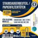 20x Staubsaugerbeutel für Kärcher wie 6.904-322.0 kompatibel MV2 WD2 A2003 A2004 - 20x-staubsaugerbeutel-fur-karcher-wie-6-904-322-0-kompatibel-mv2-wd2-a2003-a2004 von M&M Smartek®